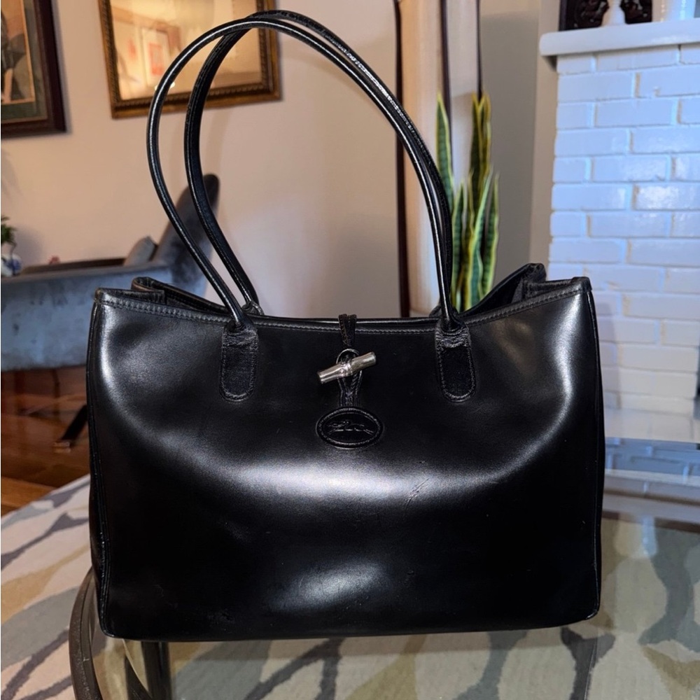 Longchamp Roseau Leather Tote